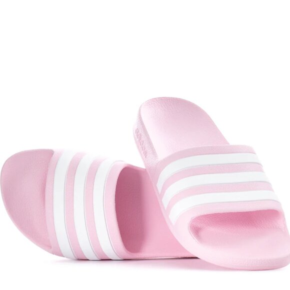 Adidas Adilette Aqua Slides in Pink Size 12 New in Box - Picture 1 of 4